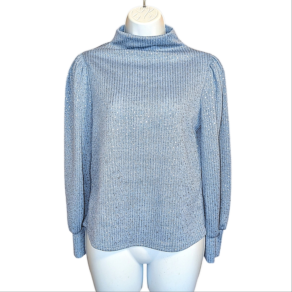 Blush sparkly sweater